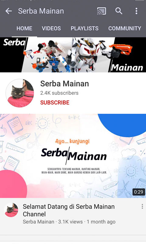 Serba Mainan Channel